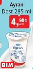DOST AYRAN 285 ML DOST AYRAN 285 ML